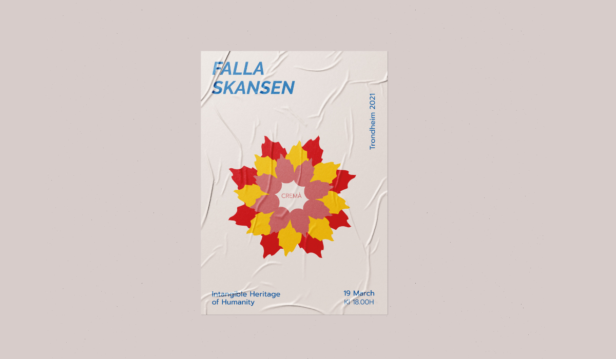Diseño de cartel para Falla Skansen​