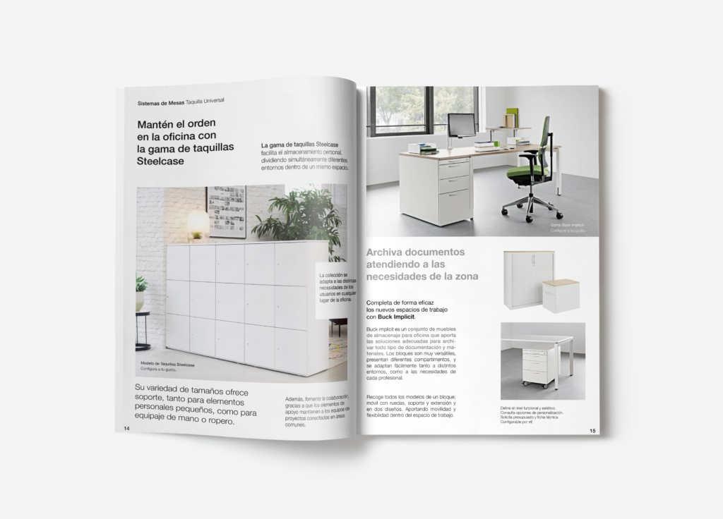 Diseño editorial para revista de mobiliario | Interiorismo