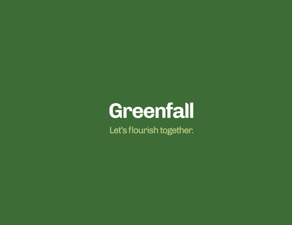 Diseño de branding e identidad corporativa para Greenfall