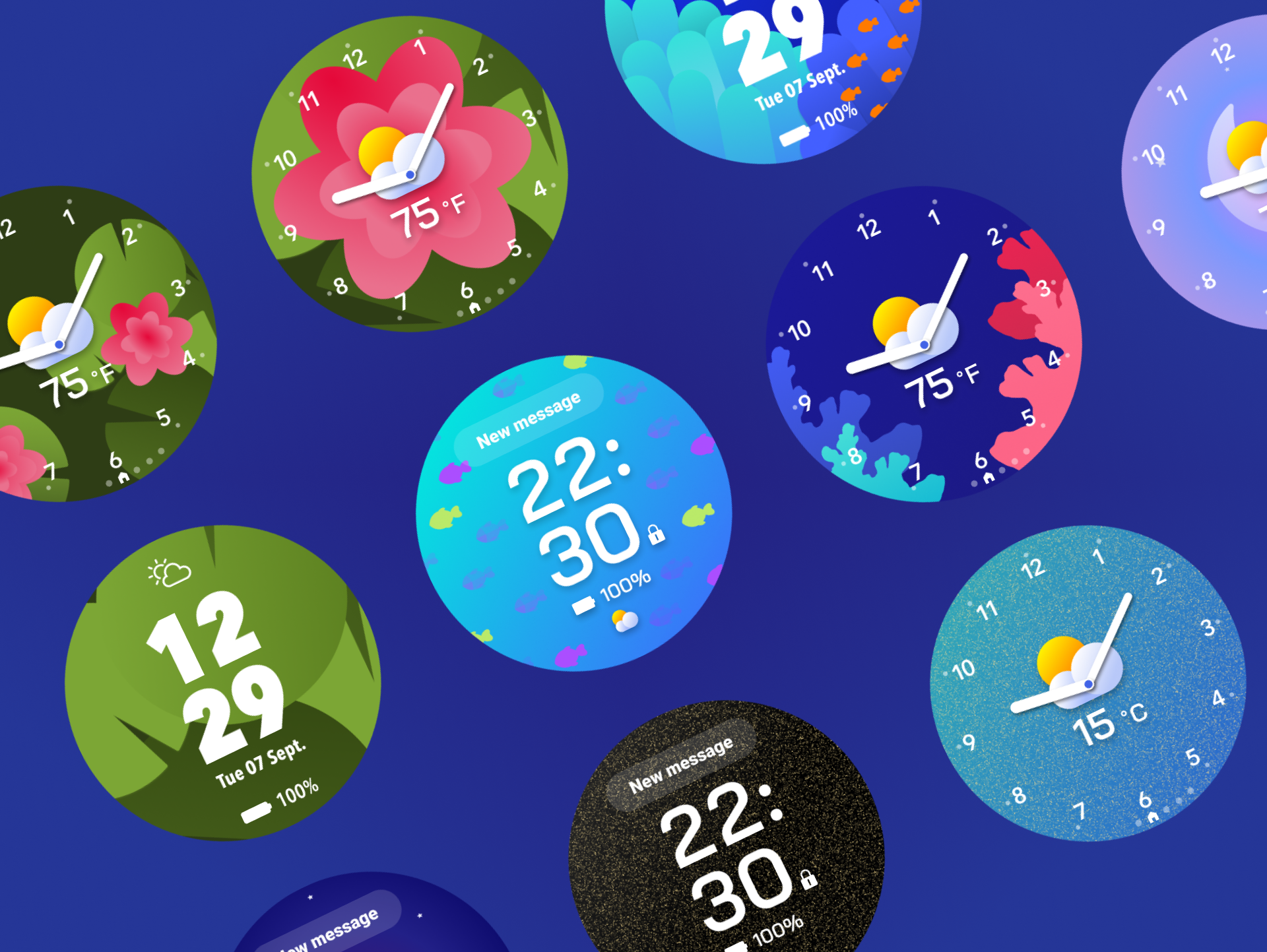 children's smart watch face design