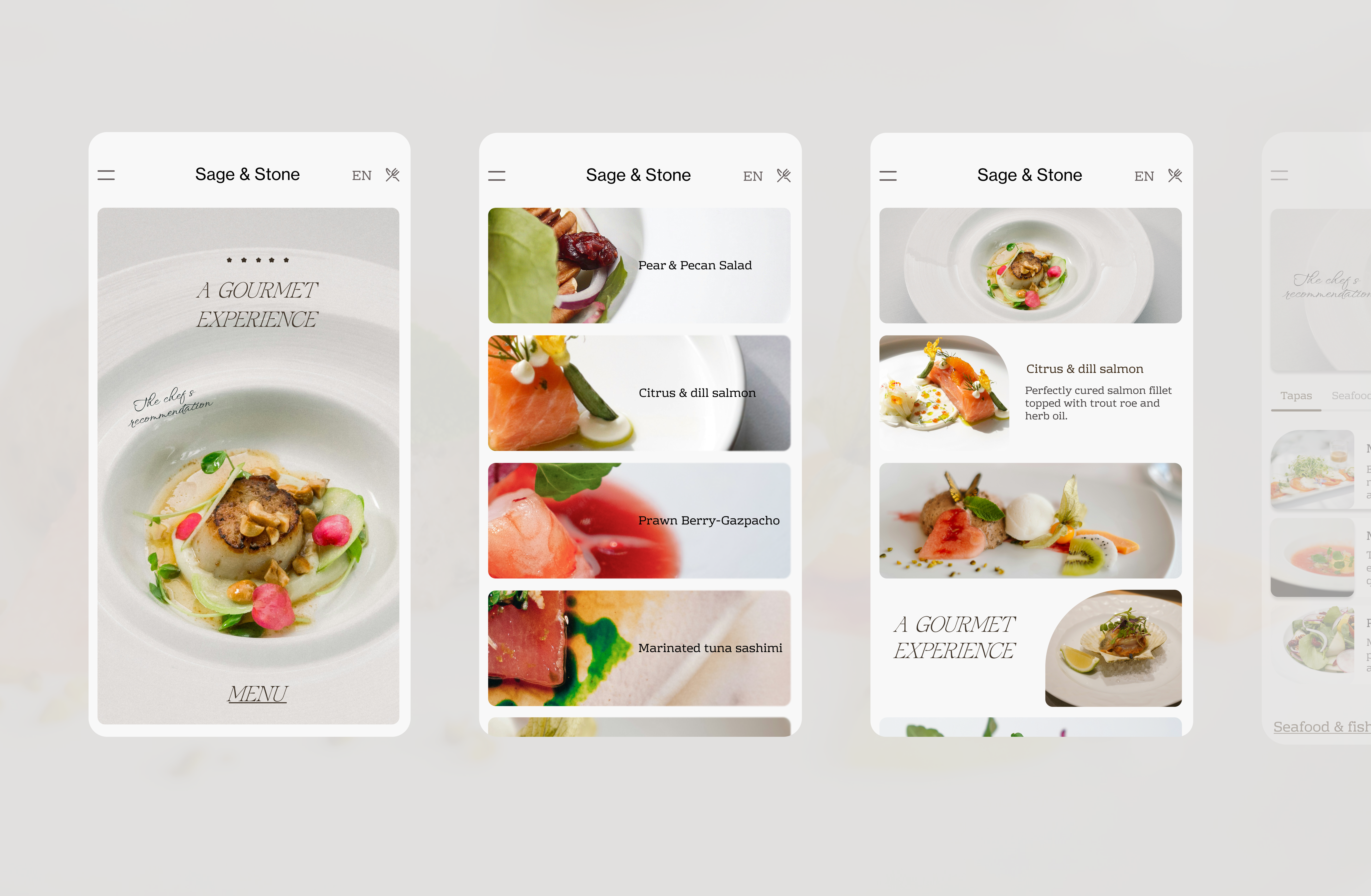 diseño experiencia gourmet para restaurantes